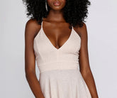 Glitz And Glitter Skater Dress